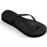 Havaianas dames slanke flatform, zwart, 3/4