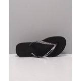 Havaianas - Slim Flatform - Slipper - Black - 100% Rubber - Dikke Zool