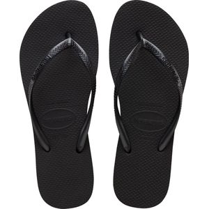 Slim slippers Flatform HAVAIANAS. Plastic materiaal. Maten 37/38. Zwart kleur