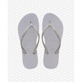 Havaianas Slim Glitter Dames Slippers - Ice Grey - Maat 35/36