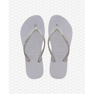 Havaianas - Slim Flatform - Dames Slippers - Ice Grey - Rubber