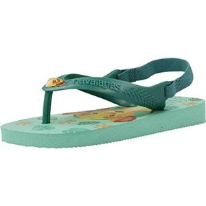 Havaianas Disney Classic Ii-sandalen voor baby's, uniseks, Mehrfarbig (Green Dew 7611), 25/26 EU