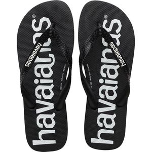 HAVAIANAS TOP KIDS LOGOMANIA black