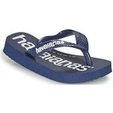 Havaianas - TOP LOGOMANIA - Teenslippers - Blauw