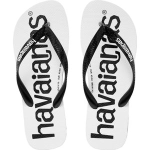Havaianas Unisex Top Logomania Flip Flops, zwart, 39/40 EU