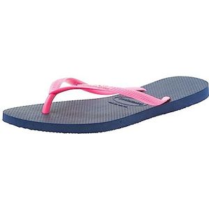 Havaianas Slim Logo Slippers dames , Veelkleurig (Pink 787), 45/46 EU