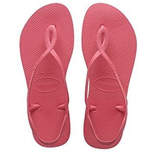 Havaianas Dames Luna Flat Sandal, Roze Porselein, 10/11 Kind UK (27/28 EU), roze