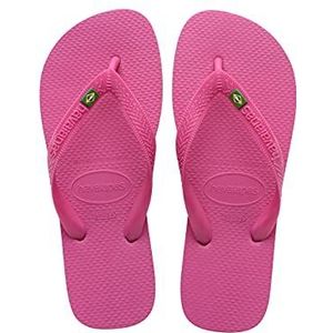 Havaianas Brasil 4000032 Slippers uniseks-volwassene,Roze (Pink Flux),45/46 EU