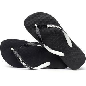 Havaianas Top Mix Unisex Slippers - Zwart/Wit - Maat 25/26