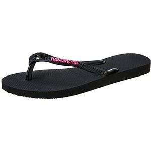Havaianas, Sandalen van rubber voor dames, oud, zwart, roze, 33/34 EU