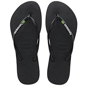 Havaianas - SL Brasil CF - Teenslippers - Kinderen - Zwart - Maat 33/34