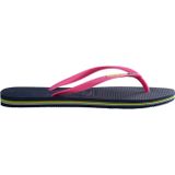 Havaianas - Slim Brasil Logo - Teenslippers - Donkerblauw - Synthetisch