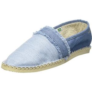 Havaianas Origine Fur, espadrilles voor volwassenen, uniseks, Lichtblauw, 33 EU Stretta