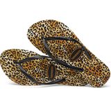 Havaianas Slim Leopard Meisjes Slippers - Bruin/Zwart - Maat 25/26