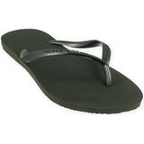 Havaianas - Slim - Teenslipper - Green Olive - 100% Rubber