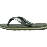 Havaianas Brasil Logo Unisex Slippers - Green Olive - Maat 29/30