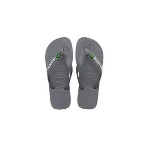 Slipper Havaianas Kids Brasil Logo Steel Grey Steel Grey