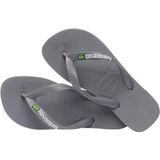Havaianas - Brasil Logo - Slipper - Steel Grey - 100% Rubber