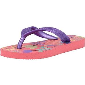 Havaianas Kids Flores uniseks-kind Teenslippers, Roze Porselein, 23/24 EU