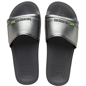 Havaianas Unisex Old Slide Brasil Sandaal, Nieuw Grafiet, 33/34 EU