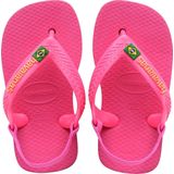 Havaianas Baby Brasil Logo II Slippers - Pink Flux - Synthetisch - Rubber
