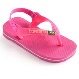 Havaianas Baby Brasil Logo II Slippers - Pink Flux - Synthetisch - Rubber
