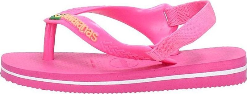 Havaianas Baby Brasil Logo II Slippers - Pink Flux - Synthetisch - Rubber
