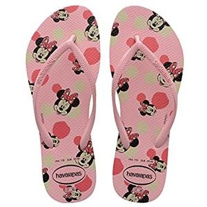 Havaianas Slim Disney Teenslippers voor dames, Macaron Roze, 33/34 EU