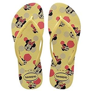 Havaianas Slim Disney Teenslippers voor dames, Citroen Geel, 41/42 EU