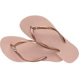 Havaianas Slim Crystal Sw Ii Dames Slippers - Lichtroze