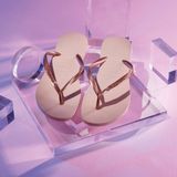 Havaianas Slim Crystal Sw Ii Dames Slippers - Lichtroze