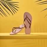 Havaianas Slim Crystal Sw Ii Dames Slippers - Lichtroze