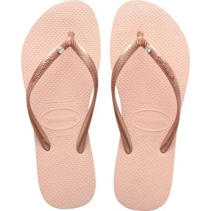 Havaianas Slim Crystal Sw Ii Dames Slippers - Lichtroze