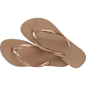 Havaianas - Slim Crystal SW - Teenslippers - Zwart - Rubber