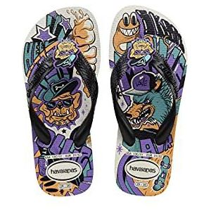 Havaianas Grafitti Teenslippers voor kinderen, uniseks, Wit, 7 UK Child