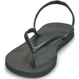 Havaianas hav. Sunny II platte sandalen voor dames, zwart.