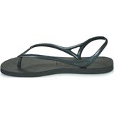 Havaianas platte damessandaal, strandsandalen, zwart, 1/2 UK
