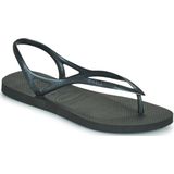 Havaianas Sunny II, platte damessandalen, Zwart