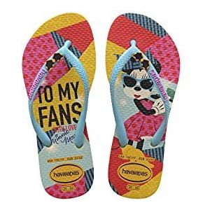 Havaianas Slim Disney Cool Flip Flops voor kinderen, Goud Geel