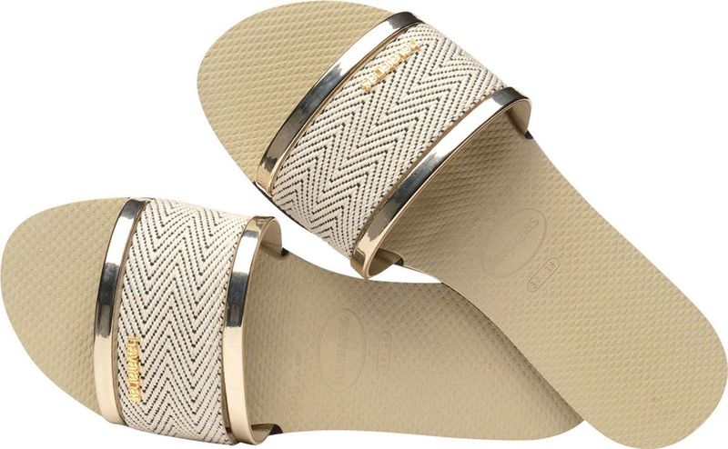 Havaianas - YOU TRANCOSO PREMIUM - Slippers - Beige