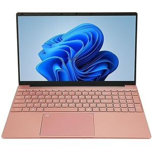 Laptopcomputer, 16GB RAM Meerdere Interfaces 1920x1080 100‑240V 8 Uur Batterijduur N5095CPU 15,6 Inch IPS-laptop voor Dagelijks Werk voor 11 (16+128G EU-stekker)