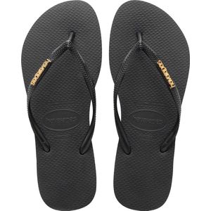 Havaianas SLIM - Zwart/Goud - Maat 35/36 - Dames Slippers