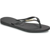 Slipper Havaianas Slim Logo Black Gold