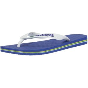 Havaianas - Brasil Logo - Teenslippers - Blauw - Rubber