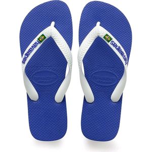 Havaianas - Brasil - Slipper - Marine Blue - 100% Rubber - Soepele Zool