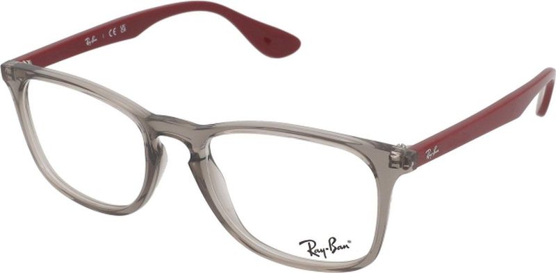 Ray-Ban - RX7074 - Optische Monturen - Grijs Transparant - Geïnjecteerd