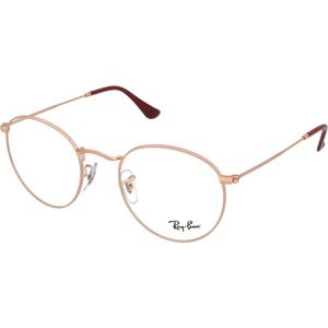 Ray-Ban Round Metal 0Rx3447V 3094 50 - brillen, rond, unisex, roos