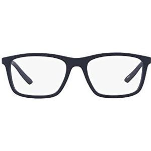 ARNETTE Brillen AN 7227 2759 Dorami Mat Marineblauw, Top Bruin op Transparant Geel/Demo Lens, 51 mm