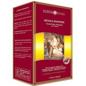 Surya Brasil - Henna Powder - Natuurlijke Haarkleuring - 100% Plantaardig