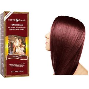 Surya Brasil - Henna Haarverf Creme - Mahogany - Natuurlijke Ingrediënten